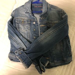 Cropped jean jacket